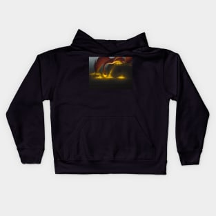 Monstrous Nightmare Dragon Attack Kids Hoodie